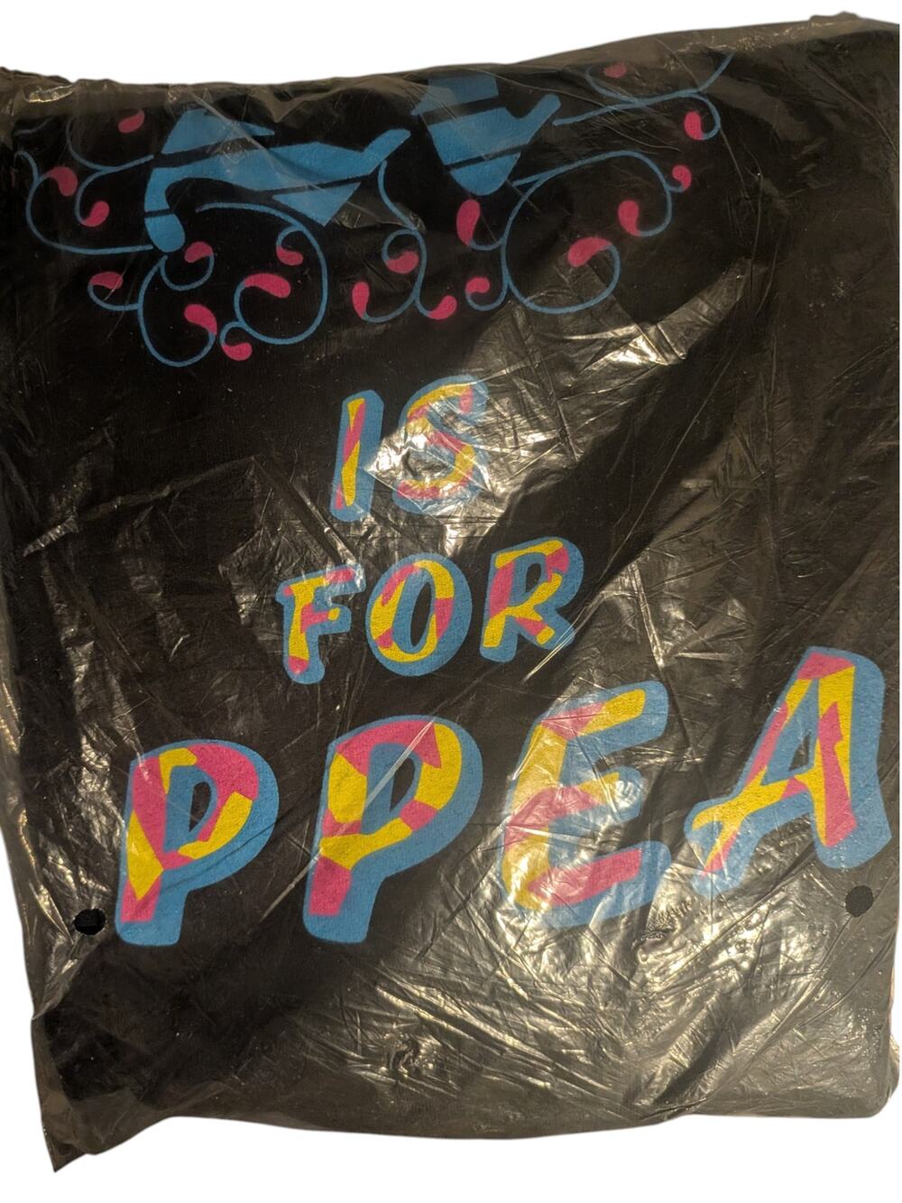 Brand New Sealed Za is for Appeal Black Pink T-Shirt Top Cotton Extra Large XL